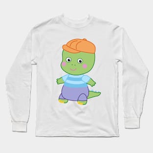 Danny Dinosaur - Cute cartoon dinosaur Long Sleeve T-Shirt